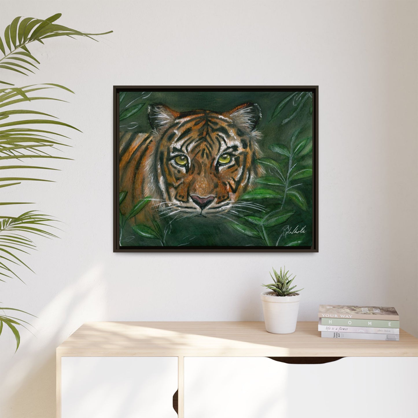 Jungle Tiger Framed Wall Art