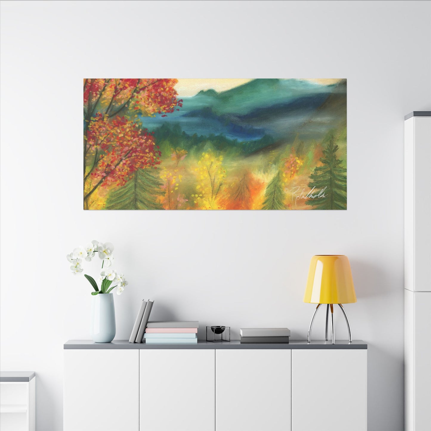 Fall Mountains Canvas Gallery Wrap
