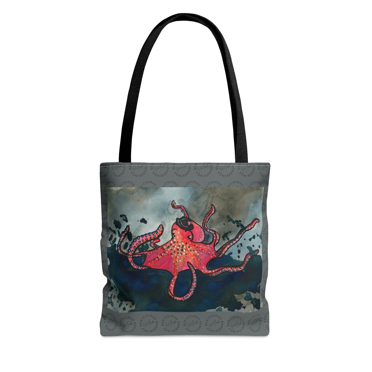 Red Octopus Tote