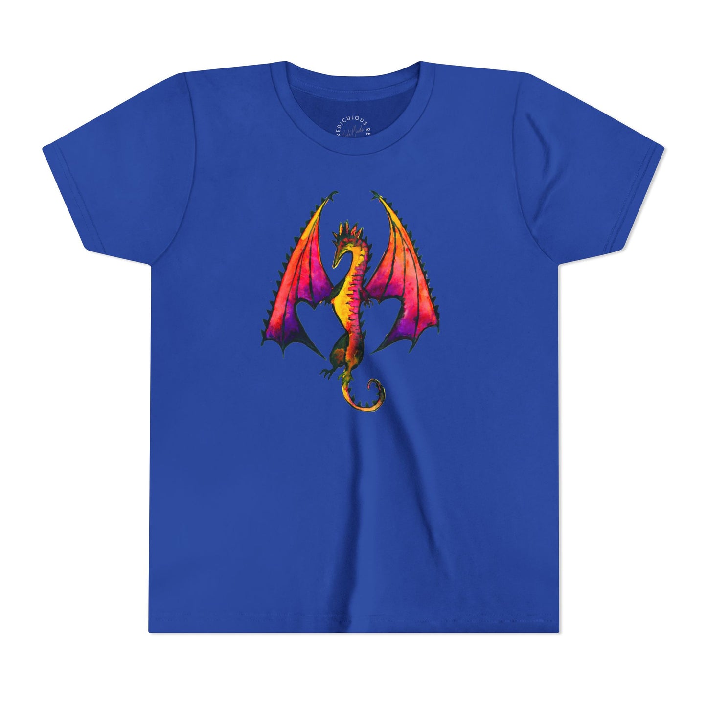 Kids Dragon T-Shirt — Colorful Fantasy Dragon Youth Tee