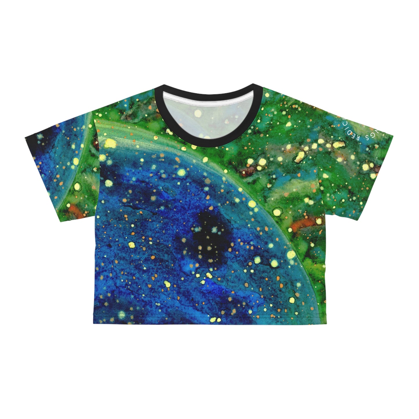 Blue Planet Galaxy Crop Tee (AOP)