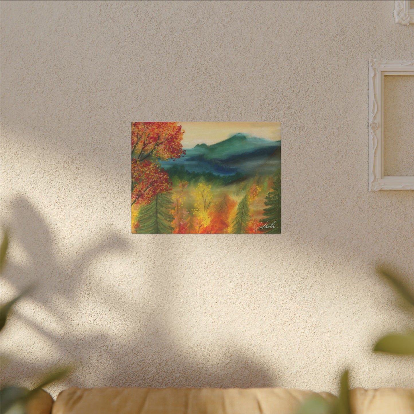 Fall Mountains Canvas Gallery Wrap