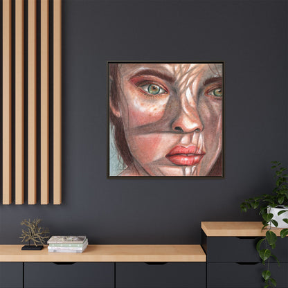 Woman In the Shadows Framed Wall Art