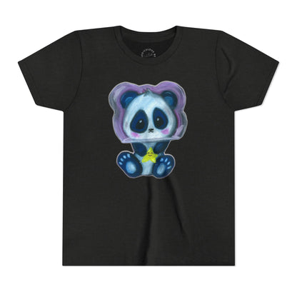 Cute Star Panda Youth Tee — Adorable Cartoon Panda Kids T-Shirt