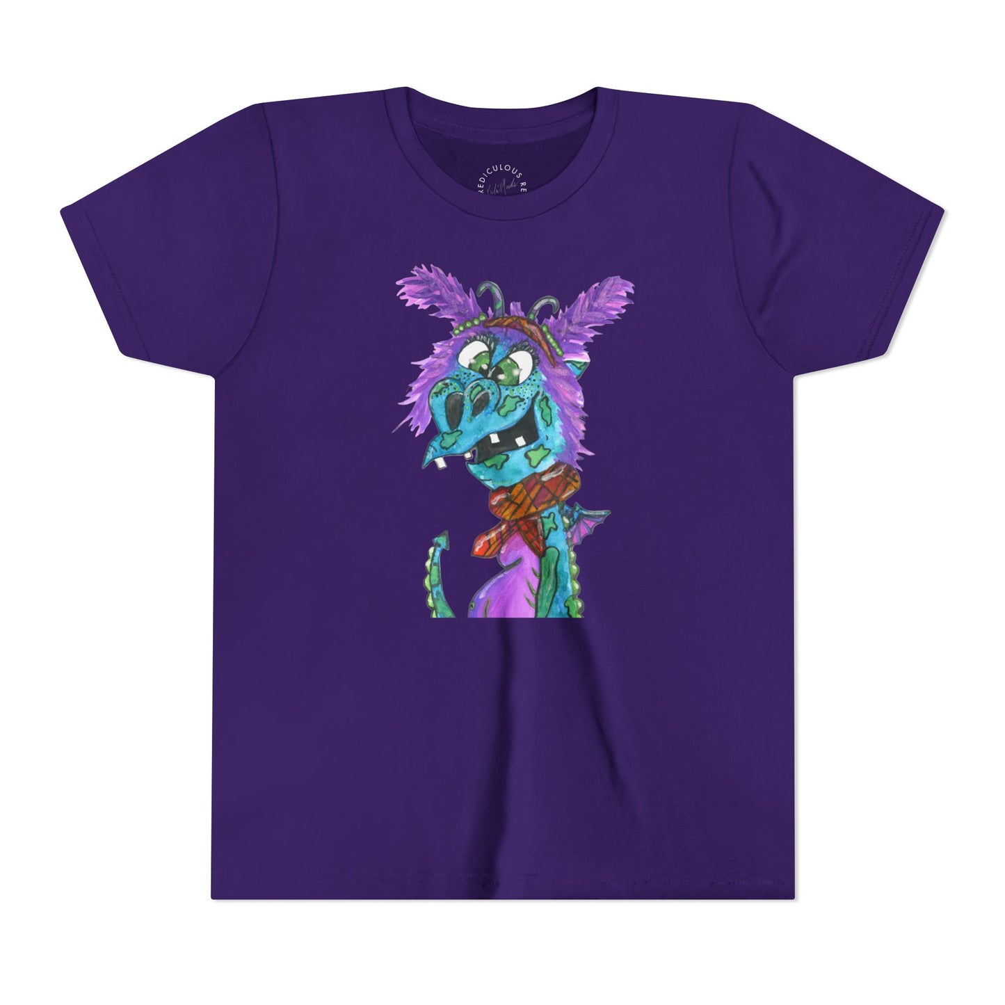 Youth Tee — Colorful Friendly Monster Kids Graphic T-Shirt