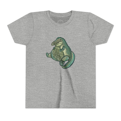 Kids T‑Shirt — Cute Chubby Alligator Graphic