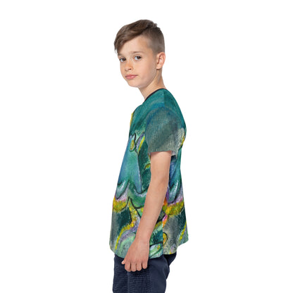 Kids Octopus Sports Jersey — Colorful Ocean Art Athletic Tee