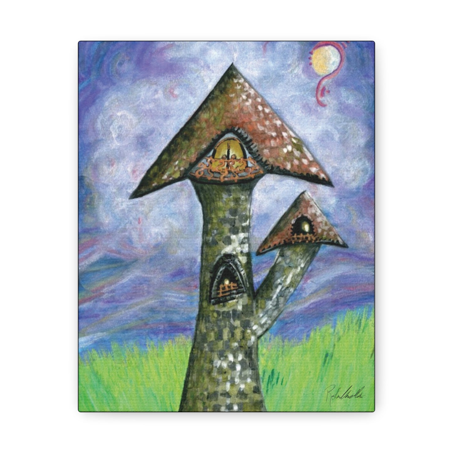 Castle Tower Canvas Gallery Wrap