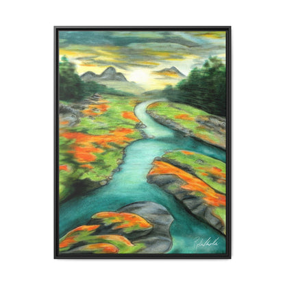 Mountain Stream Framed Wall Art