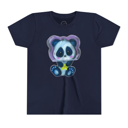 Cute Star Panda Youth Tee — Adorable Cartoon Panda Kids T-Shirt