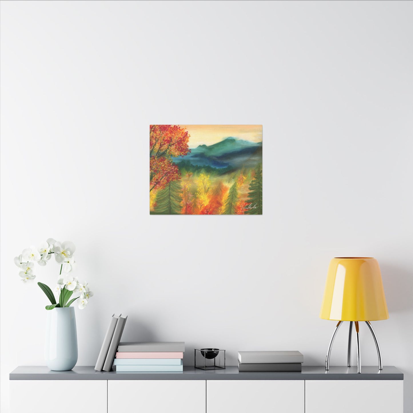 Fall Mountains Canvas Gallery Wrap