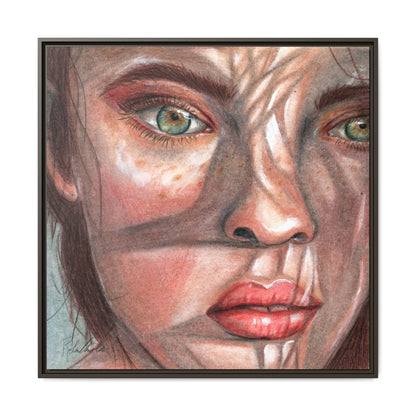 Woman In the Shadows Framed Wall Art