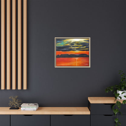 Sleeping Giant at Sunset Framed Wall Art