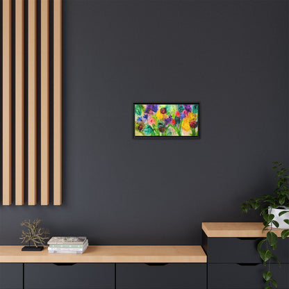Abstract Flowers Framed Wall Art