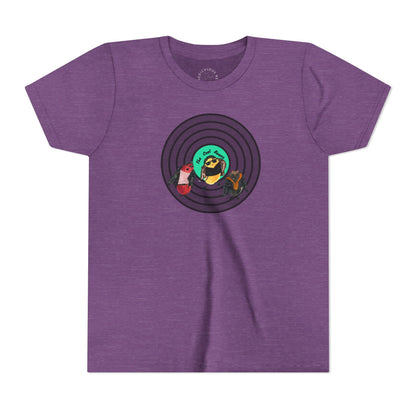 Youth Tee — Cute Cool Beans Retro Vinyl Graphic