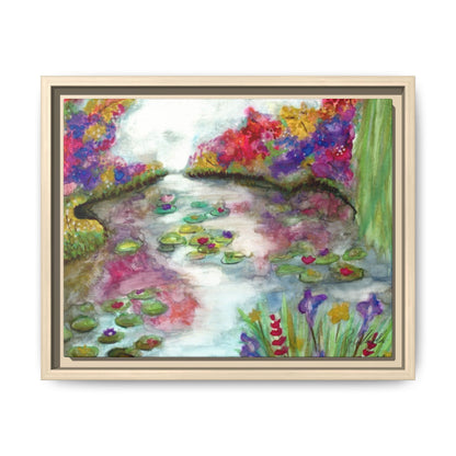 Floral Summer Pond Framed Wall Art