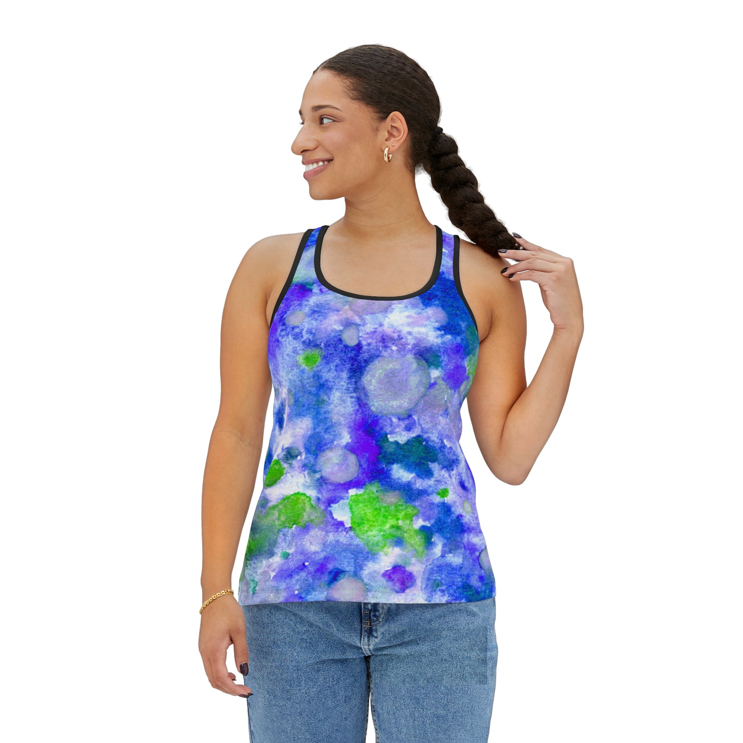 Blue Dot Women's Tank Top (AOP)