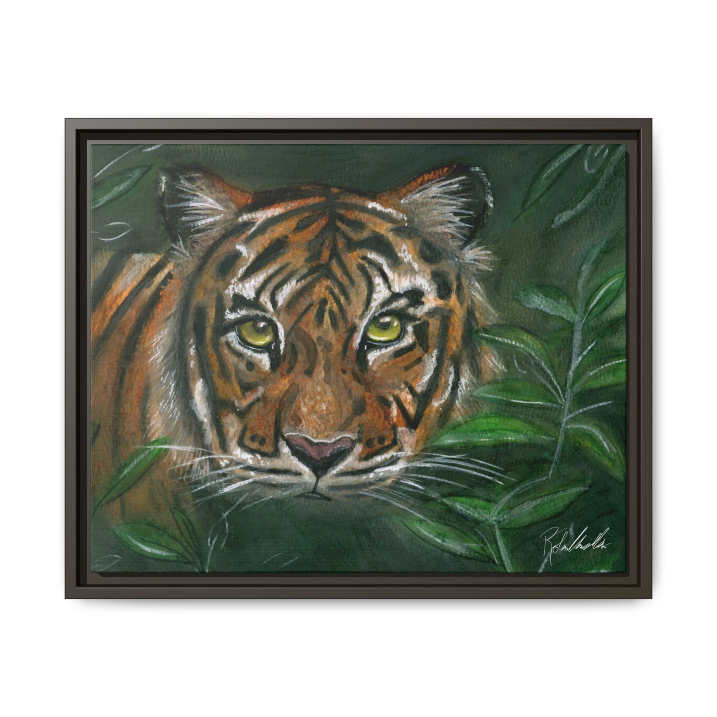 Jungle Tiger Framed Wall Art