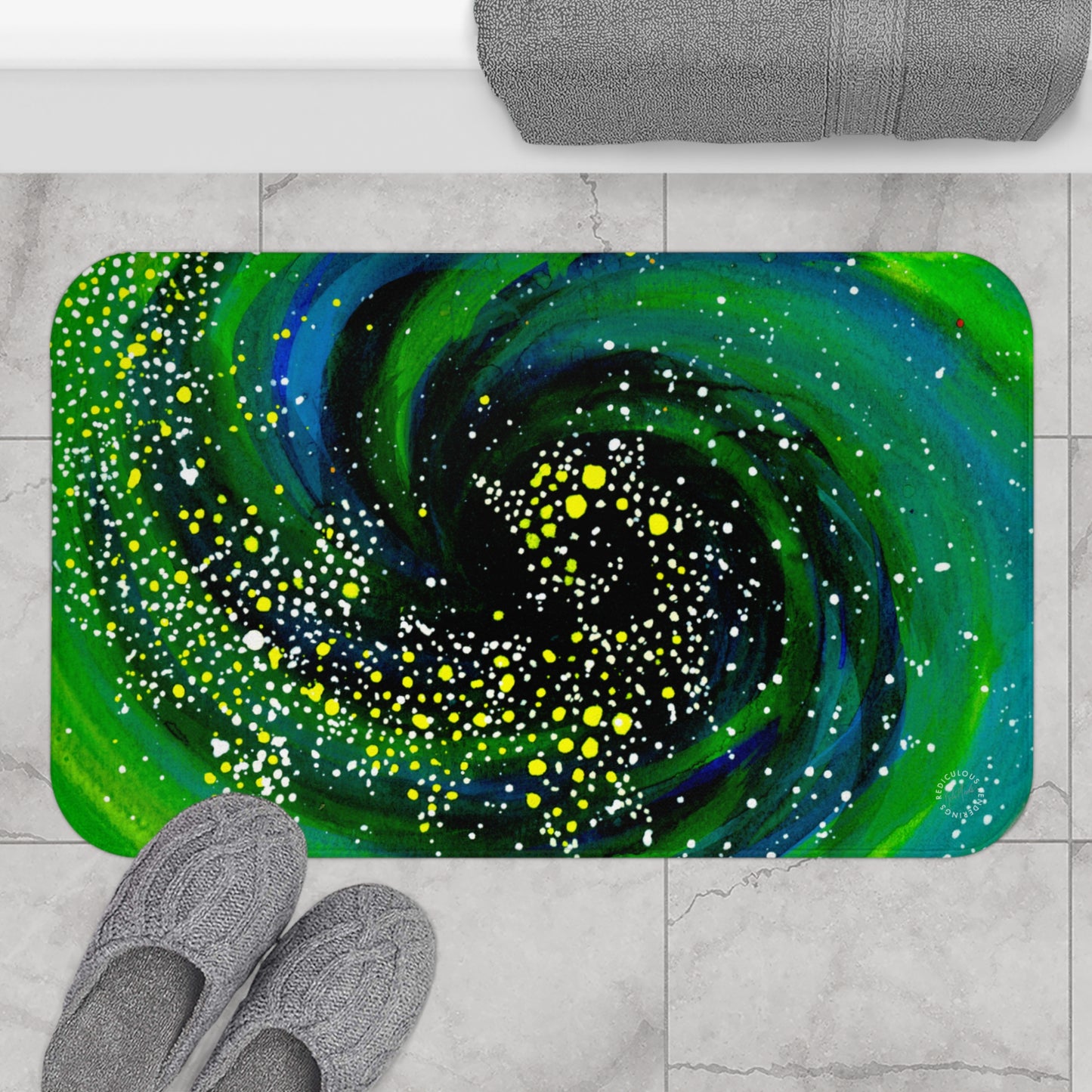 Spiral Galaxy Bath Mat