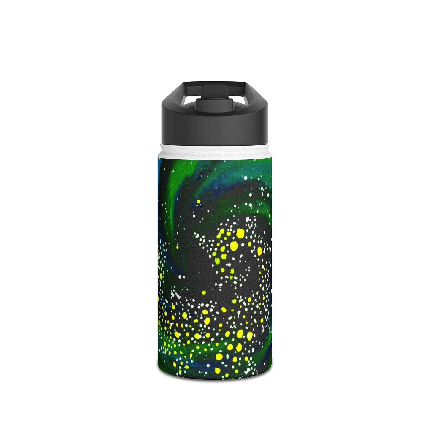 Spiral Galaxy Stainless Steel Water Bottle, Standard Lid