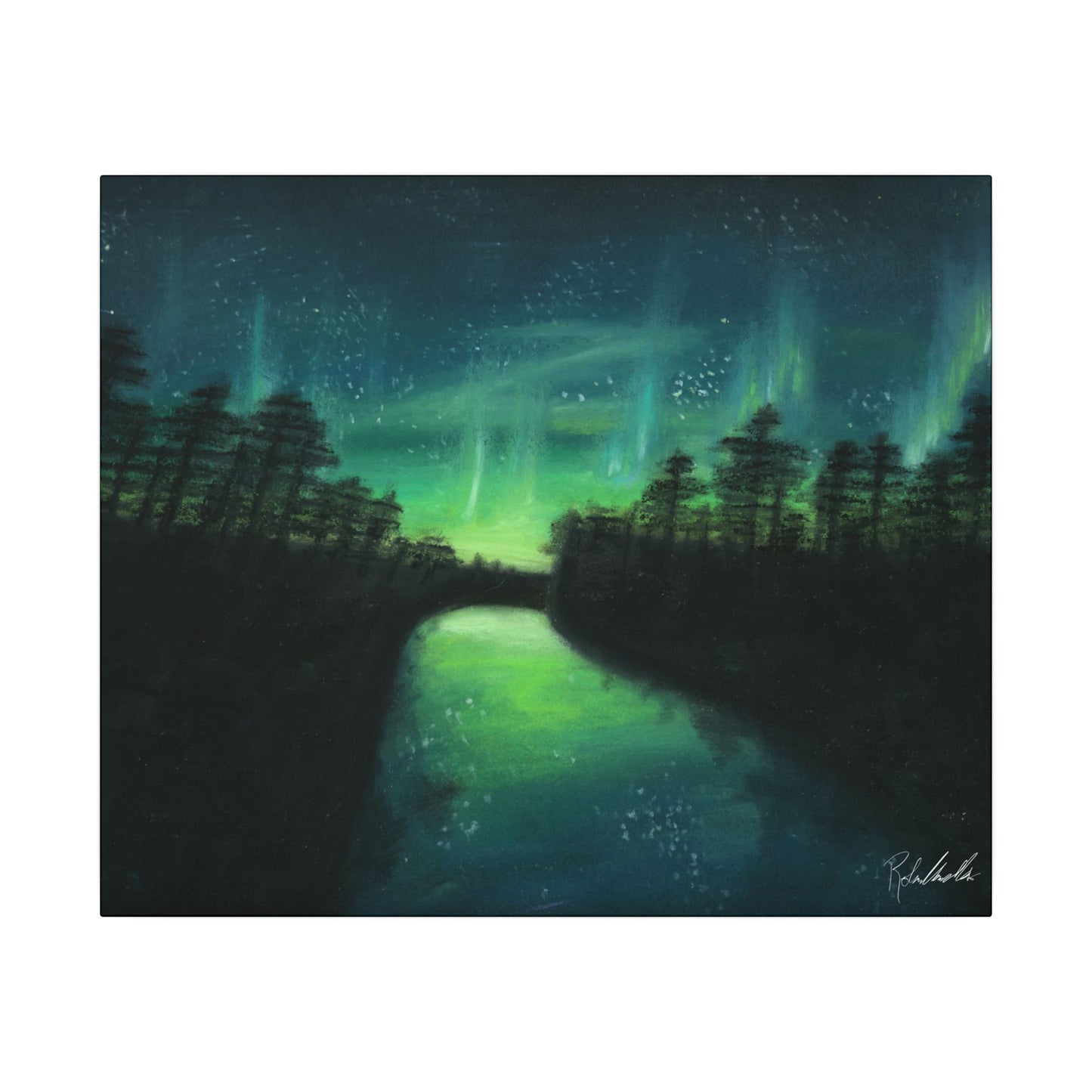 Northern Lights Canvas Gallery Wrap