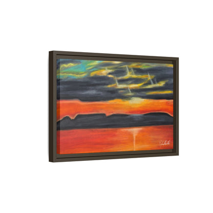 Sleeping Giant at Sunset Framed Wall Art