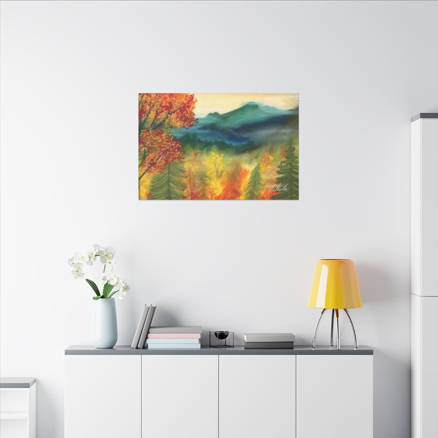Fall Mountains Canvas Gallery Wrap