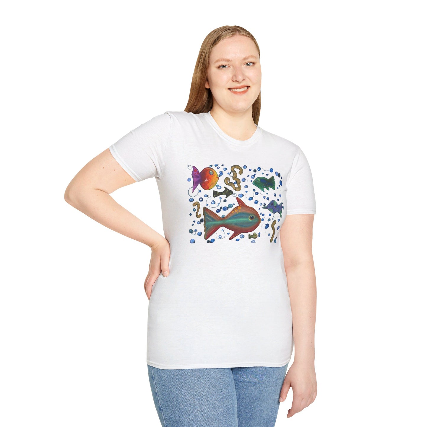 Fish Unisex Softstyle T-Shirt