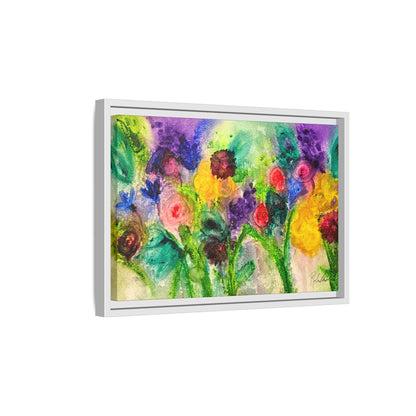 Abstract Flowers Framed Wall Art