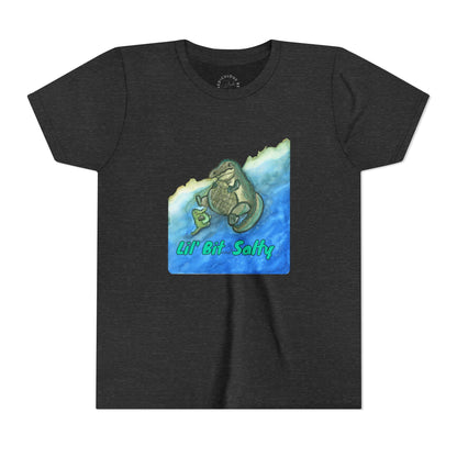 Youth Tee — "Lil' Bit Salty" Gator Graphic Shirt