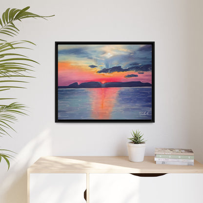Sleeping Giant at Dawn Framed Wall Art