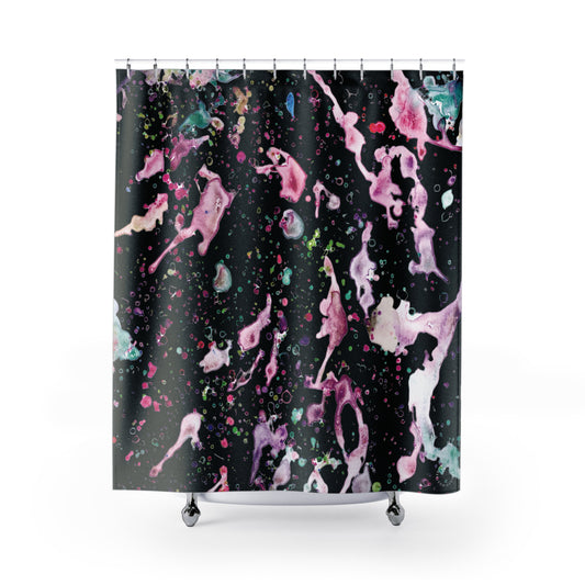 Sunlight Splashes Shower Curtain for Home Bathroom with Durable One-Sided Print and Waterproof Polyester Material