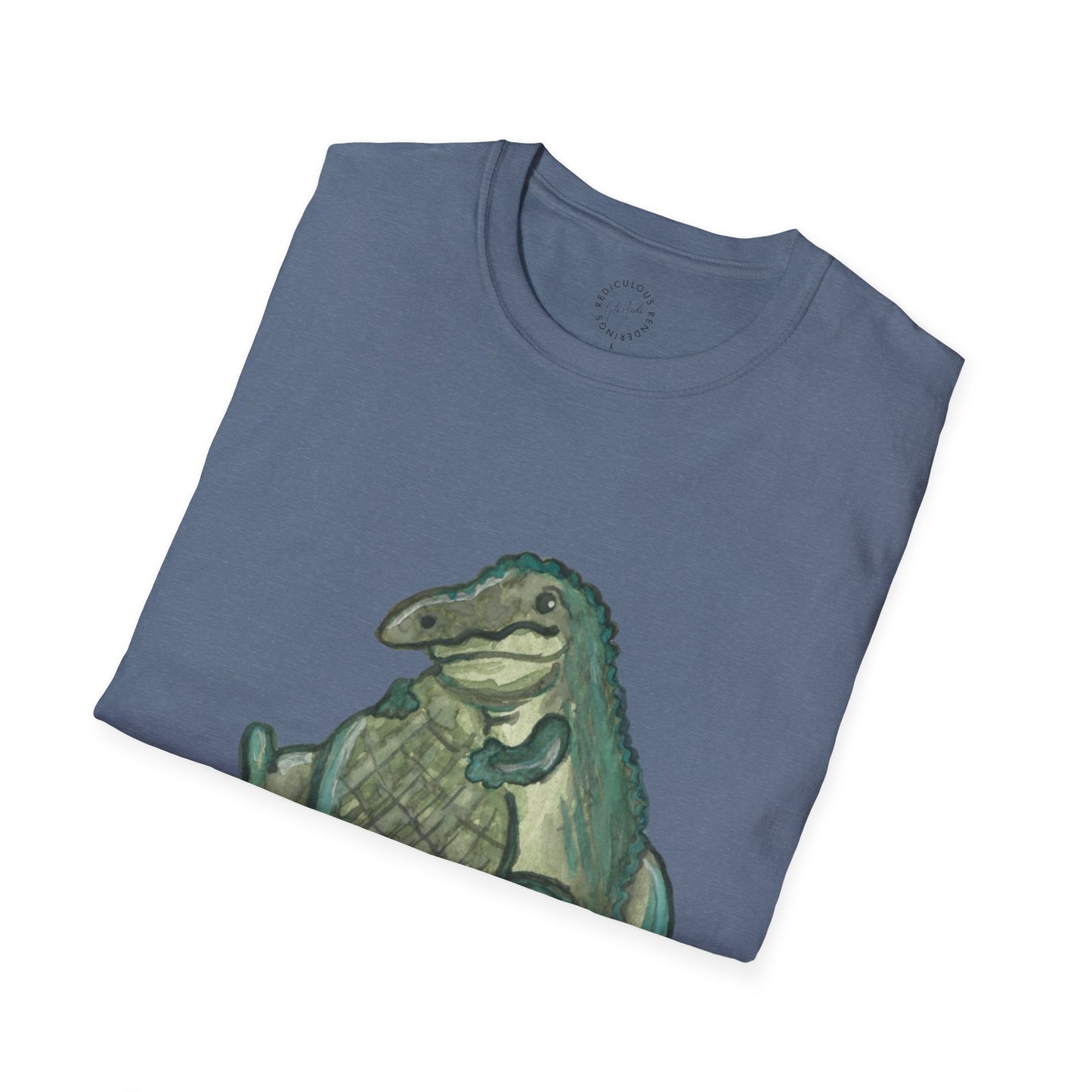 Father Son Alligator Unisex Softstyle Print T-Shirt