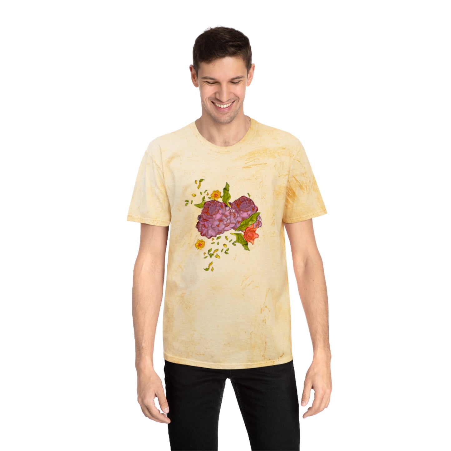 Vintage Flowers Unisex Color Blast T-Shirt