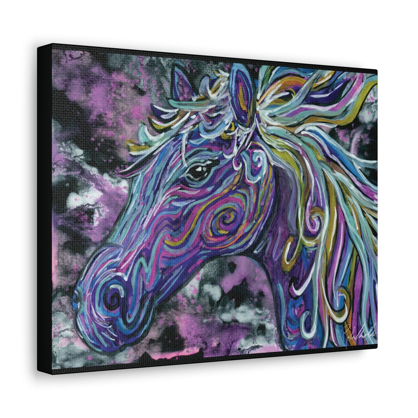 Watercolor Horse Canvas Gallery Wrap