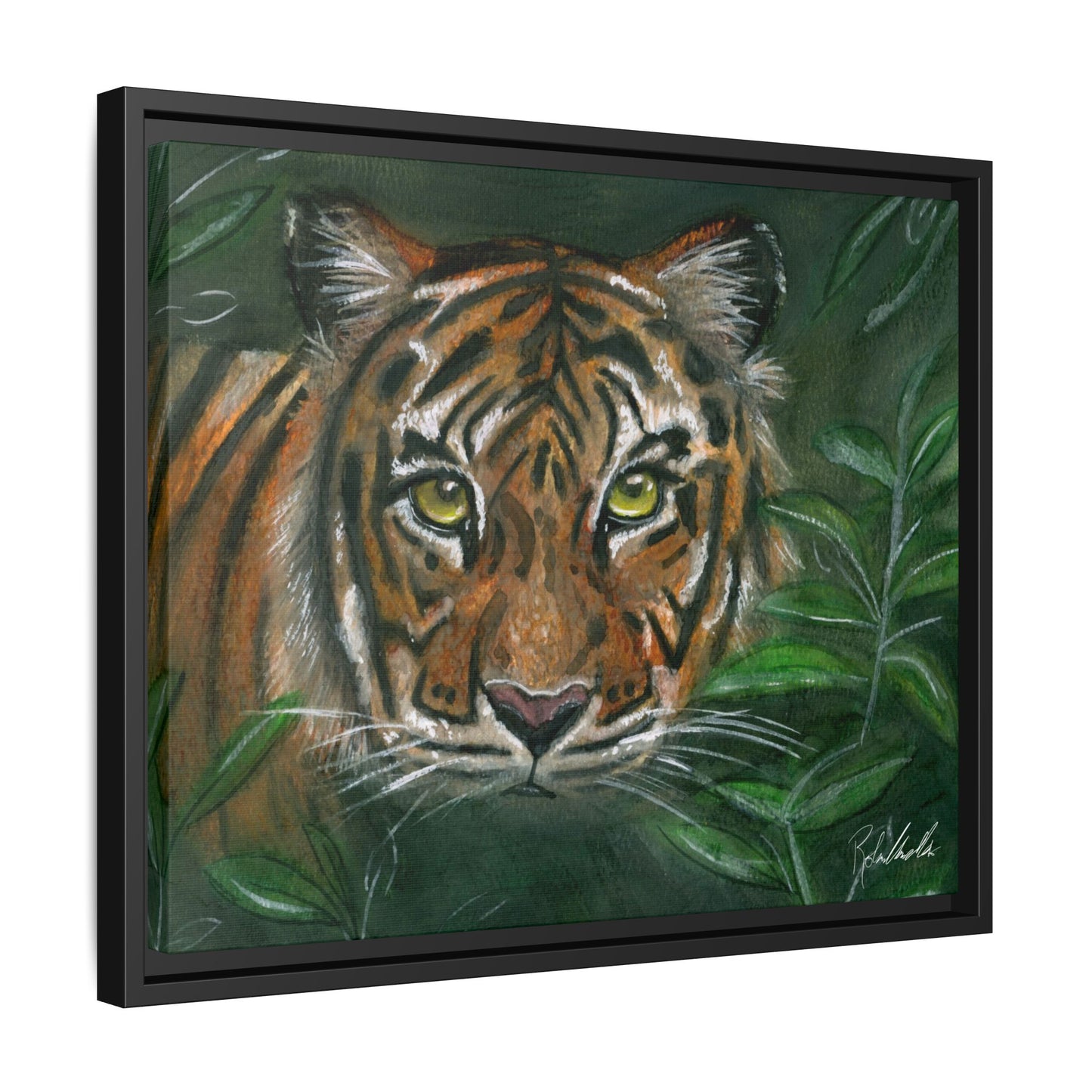 Jungle Tiger Framed Wall Art