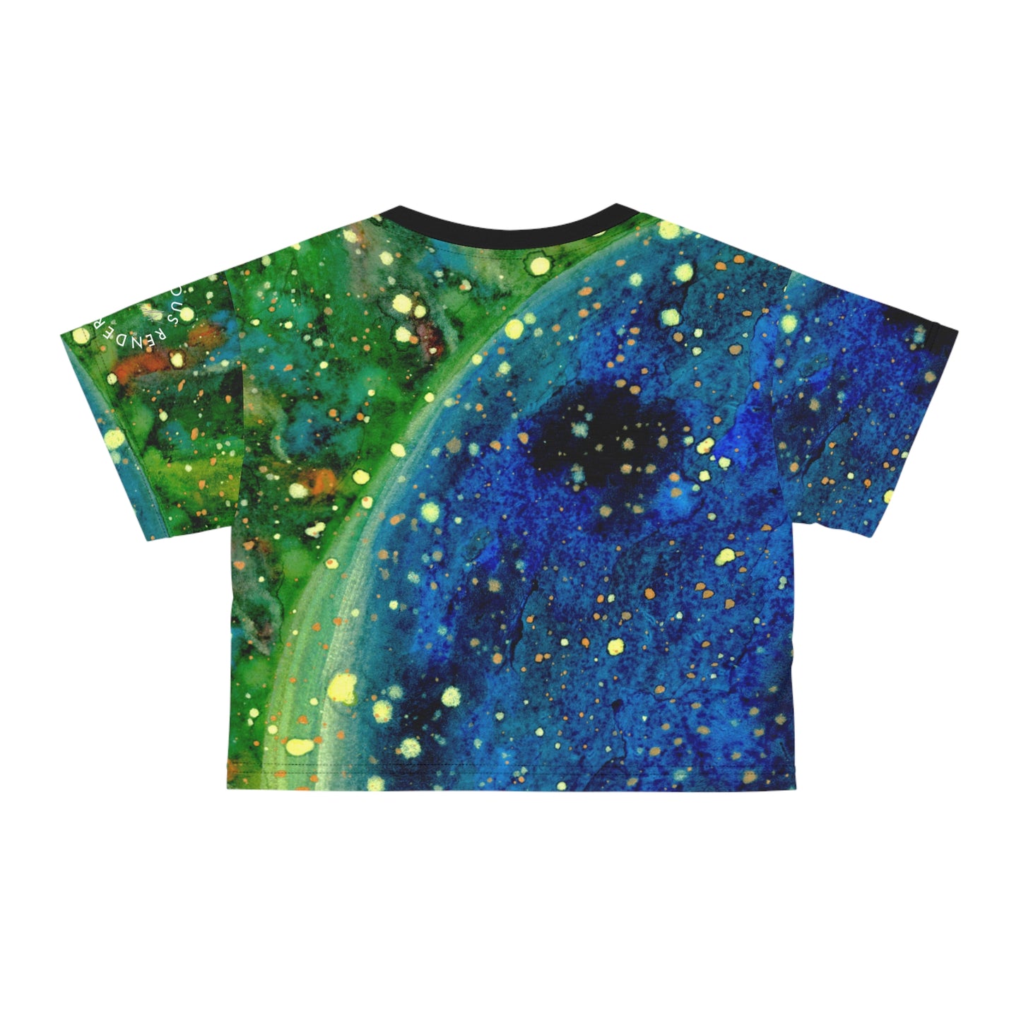 Blue Planet Galaxy Crop Tee (AOP)