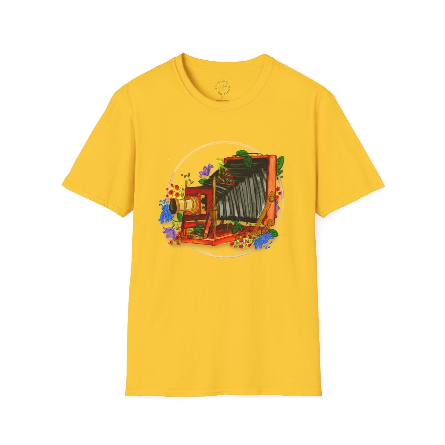 Vintage Camera Unisex Softstyle T-Shirt