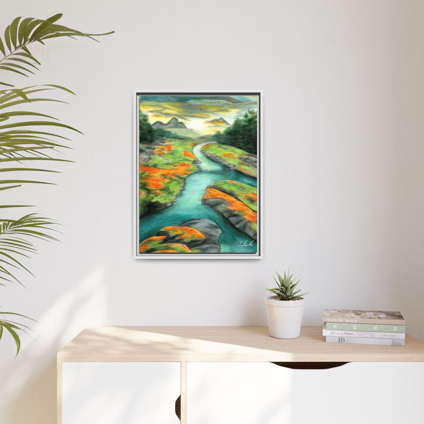 Mountain Stream Framed Wall Art