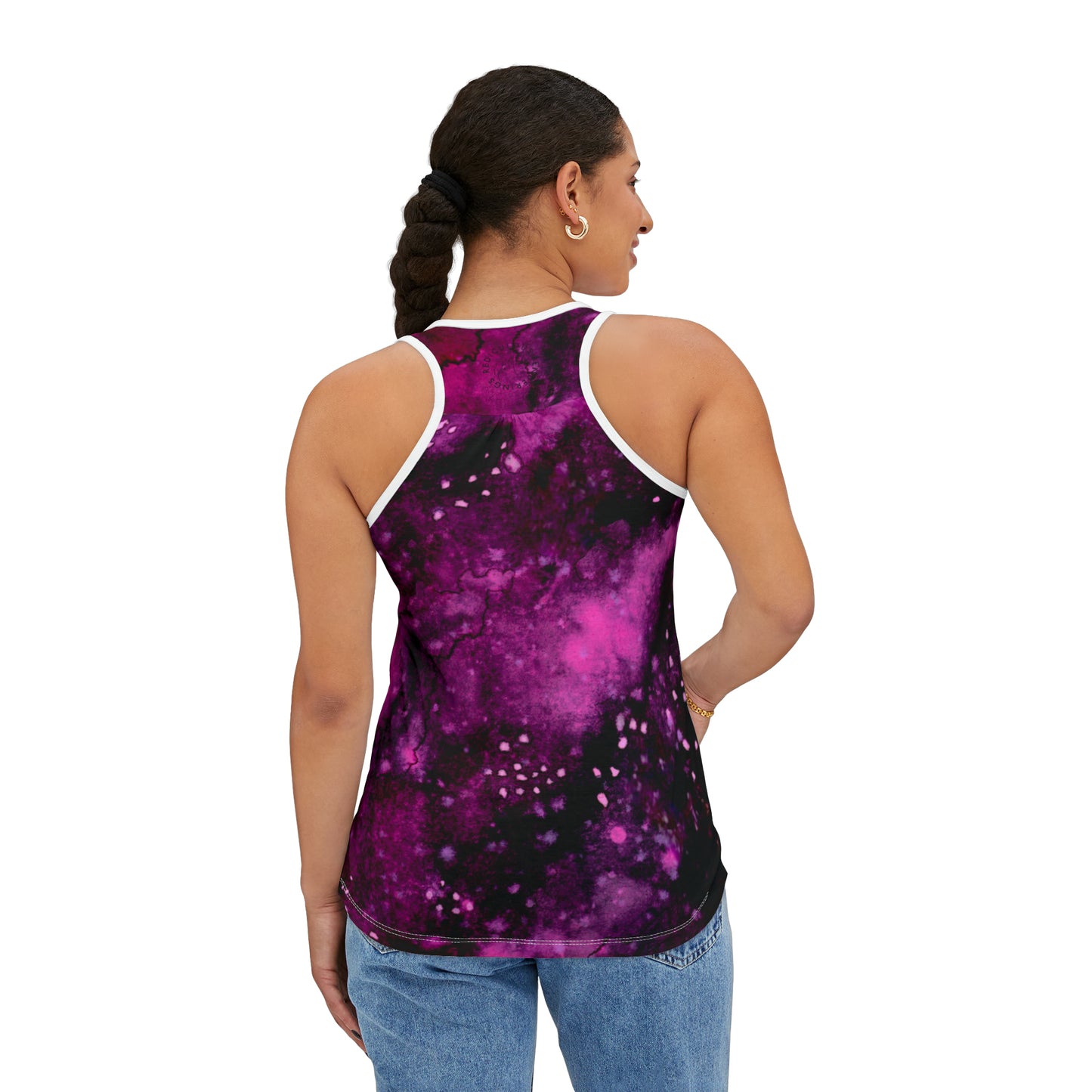 Rose Colored Galaxy Women's Tank Top (AOP)