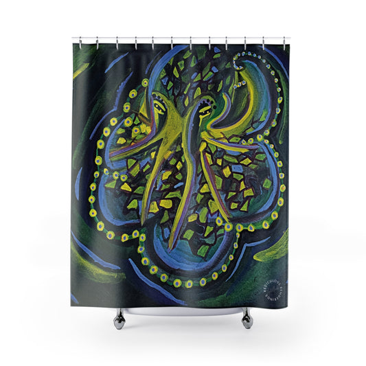 Octopus Shower Curtains