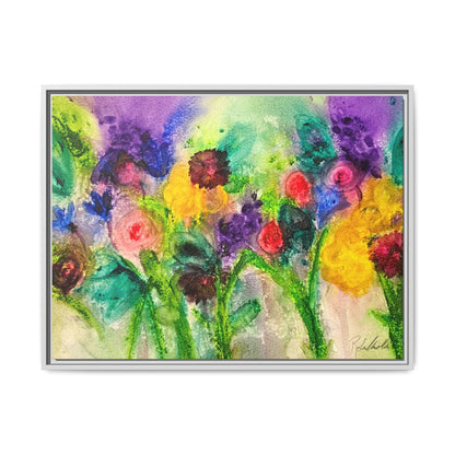 Abstract Flowers Framed Wall Art