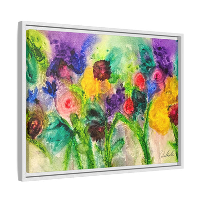 Abstract Flowers Framed Wall Art