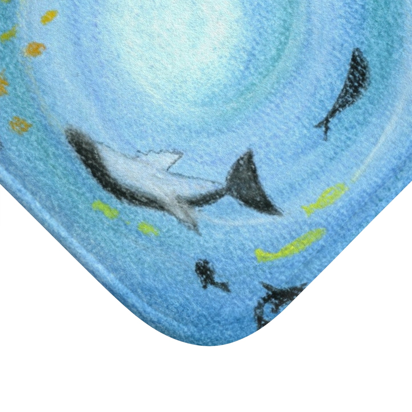 Under the Sea Whale Bath Mat