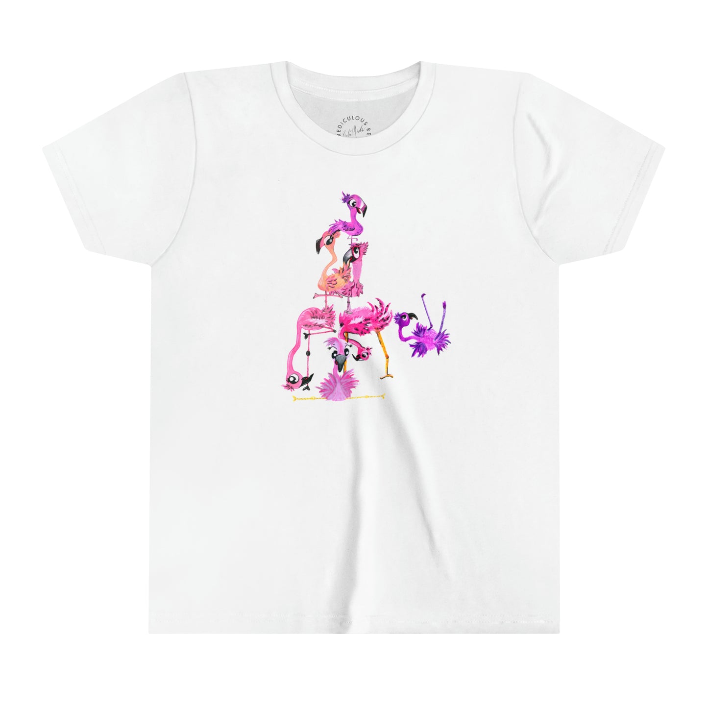 Flock of Flamingos Kids T-Shirt