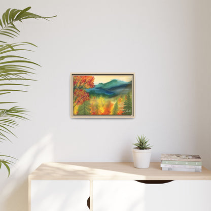 Fall Mountains Framed Wall Art
