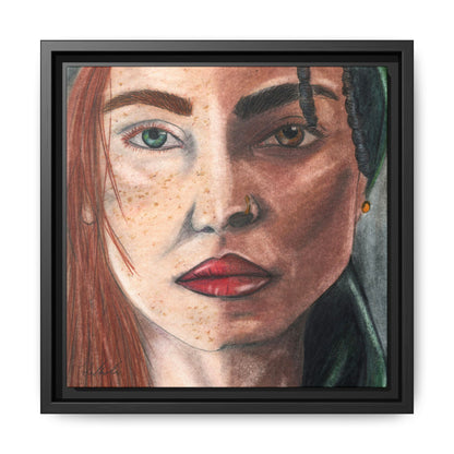 Beyond Race Woman Framed Wall Art