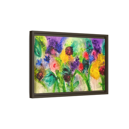 Abstract Flowers Framed Wall Art