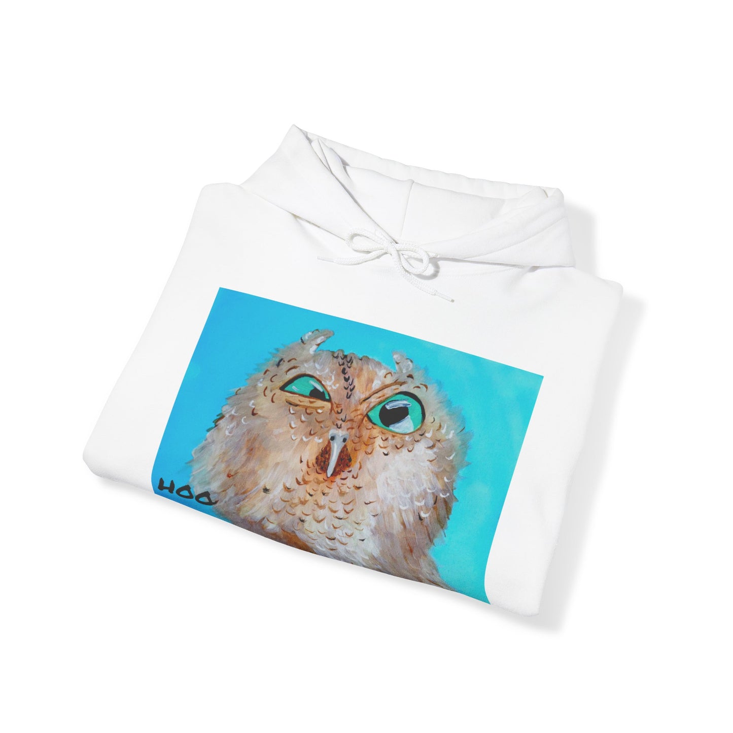 Grumpy Owl- Hoo You Lookin At? Hooded Sweatshirt