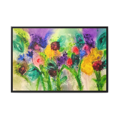 Abstract Flowers Framed Wall Art
